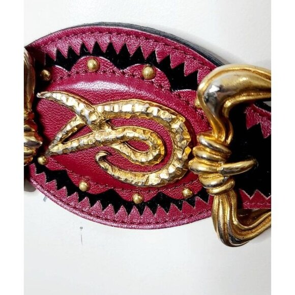 Vintage Christian Lacroix Belt, Designer Belt, Statement Belt, Made in France - Picture 6 of 10